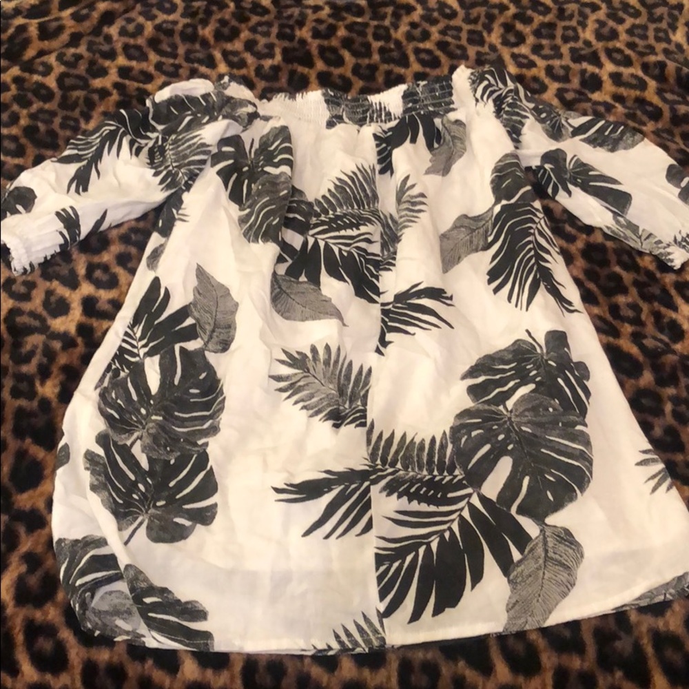 Off the shoulder midi dress